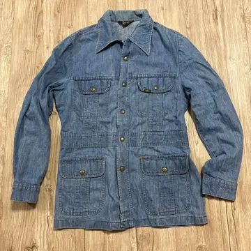 빈티지 70s 리 Lee 사파리 자켓 데님 사이즈 MR
