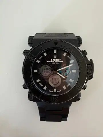 S-FORCE 시계 블랙