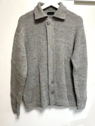 COMME CA DU MODE MEN 알파카 100% 니트 자켓 L