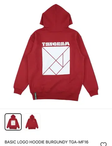 tangram 후드 맨투맨