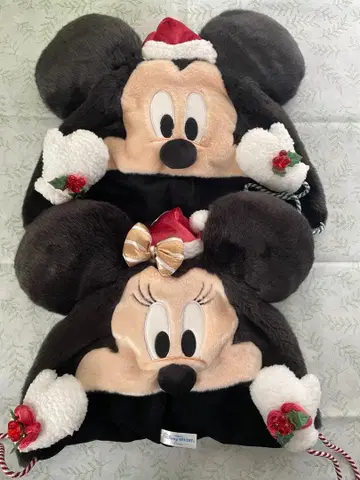 디즈니 크리스마스 2025 팬캡 산타 모자 미키 미니