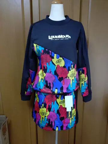 택 포함 새상품 LOUDMOUTH 컬러풀 셋업