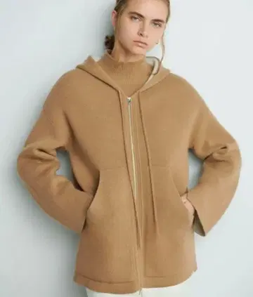 띠어리 후디 캐시미어 혼방 니트 가디건 Theory