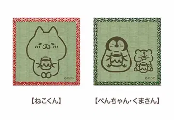 네코펜 일기 10주년 기념전 다다미 코스터 펜짱 네코군 네코펜