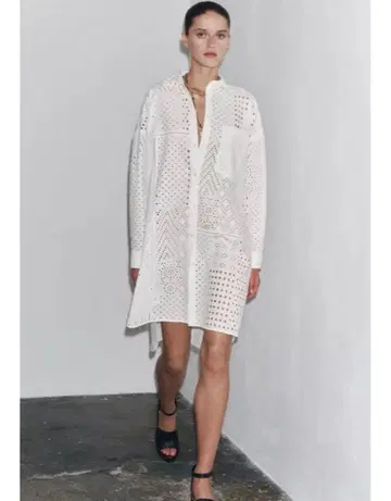 ZARA ZWcollection 컷워크 자수 원피스 M 새상품