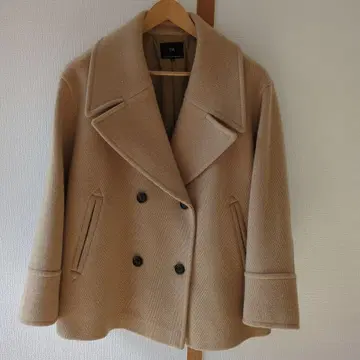 [ 4L ] 23구 헤링본 숏 피코트