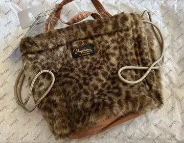 NAPRON x BEAMS BOY 별주 인조 모피 미니 페이셴트 백