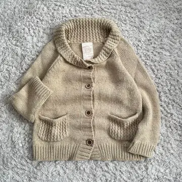 SUN VALLEY 니트 가디건 숄카라 M사이즈