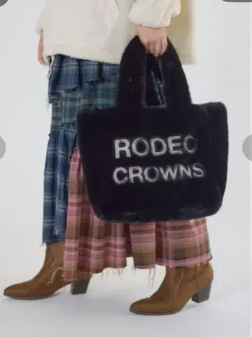 [ 새상품 ] RODEO CROWNS WIDE BOWL 블랙 토트