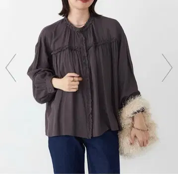 SHIPS Colors: [ 손세탁 가능 ] 컷오프 프릴 셔츠