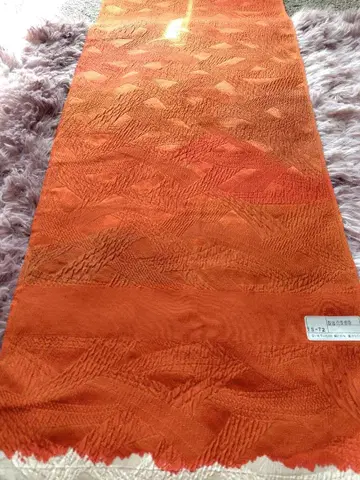 순수 실크 깃털 크레이프 원단 미사용품