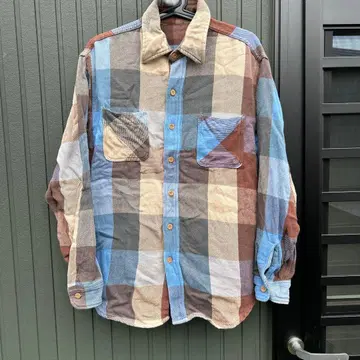 빈티지 80s BIG MAC 플란넬 셔츠 USA제