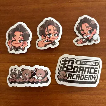 초특급 마사히로 초DANCE Academy 스티커 세트 5매입