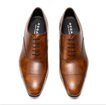 REGAL 236S 스트레이트 팁 브라운 남성용 신발 리갈