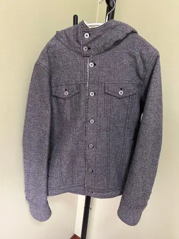 LOVELESS 후드 부착 자켓 L 사이즈 그레이