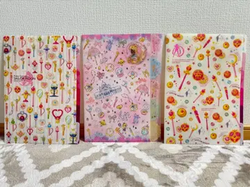 초 레어 미사용 새상품 세일러문 클리어 파일(5 포켓) 3종 set