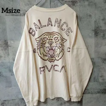 RVCA 루카 Msize 롱 슬리브 헤비 웨이트 베이지
