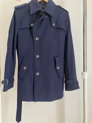 새상품급 semantic design 코트 네이비 L