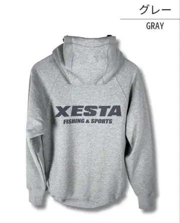 XESTA 속기모 지퍼 후드티