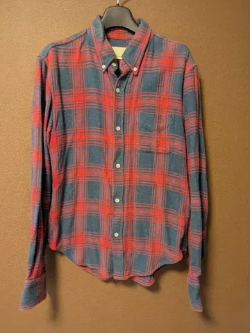 밴드 오브 아웃사이더즈 플란넬 체크 셔츠 S 사이즈