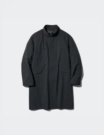 [ S ] UNIQLO 유니클로 윈드프루프 2WAY 코트 블랙