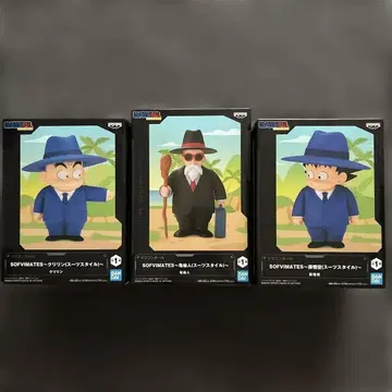 드래곤볼 SOFVIMATES 손오공, 무천도사, 크리링 3체 세트