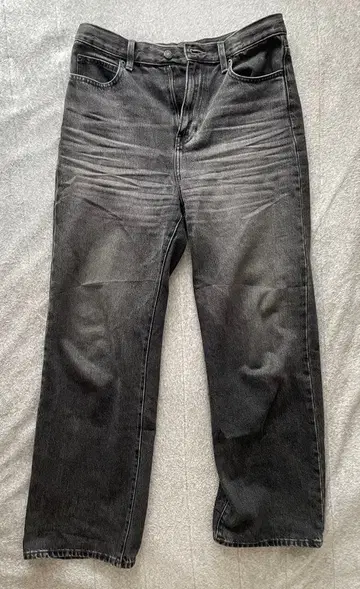 유니클로 와이드 스트레이트 청바지