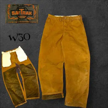 70s SAF-T-BAK 발수 덕지 USA제 헌팅 팬츠 방한