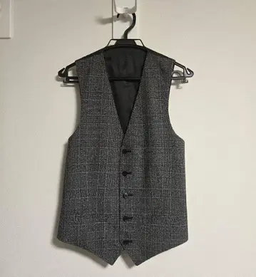 REDA 글렌체크 수트 베스트