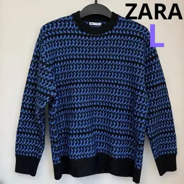 ZARA 남성용 니트 스웨터 남성용 L