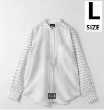 그린라벨 옥스퍼드 밴드 카라 셔츠 - 방주름 -