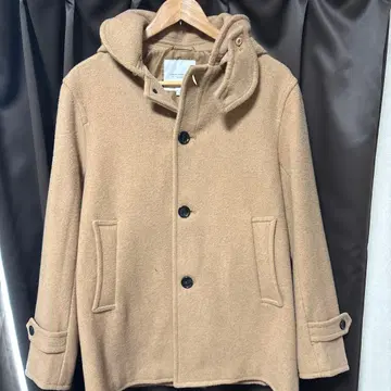 URBAN RESEARCH 후드 부착 피코트 L 사이즈 베이지