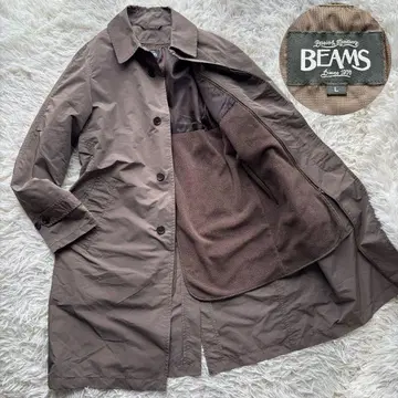 [ 인기 새상품급 ] 빔즈 스텐카라 코트 롱 히요쿠 라이너 카키 L