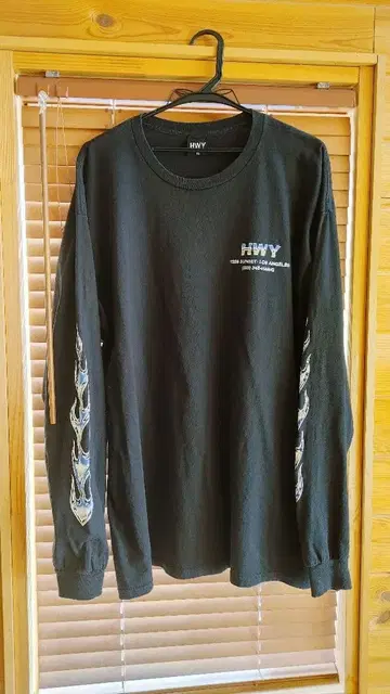 HWY 긴팔 티셔츠 XL 블랙 하이웨이 CYCLE ZOMBIES 할리