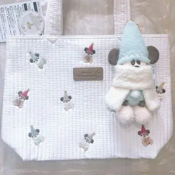 릴루린린 2세트 토트백 인형 배지 크리스마스 디즈니