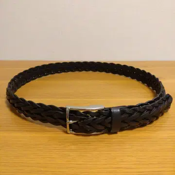 Saddler's 가죽 메쉬 벨트 다크 브라운 85