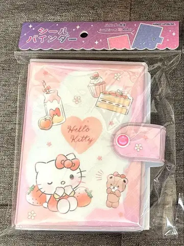 카미오 재팬 헬로키티 씰북 씰 바인더