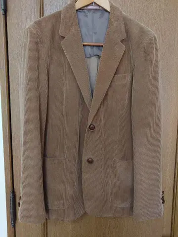 투모로우랜드 라이트 브라운 코듀로이 테일러드 자켓 Zegna