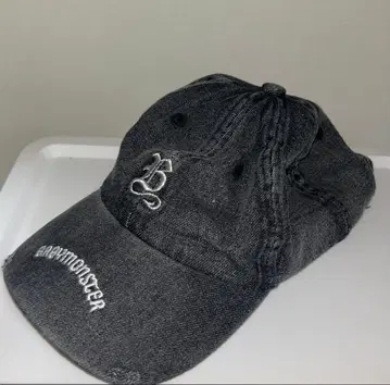 BABYMONSTER 데님 캡 블랙