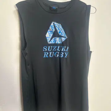 SUZUKI RUGBY 블랙 탱크탑