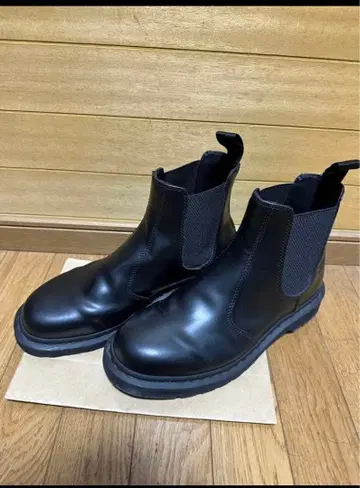 Dr.Martin 블랙 사이드 고어 부츠 UK9 28cm