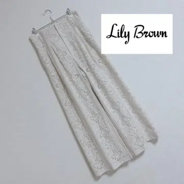 릴리 브라운 아이보리 전체 레이스 팬츠 관리번호:962