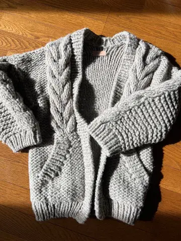 TODAYFUL 케이블 니트 가디건 사이즈 36 그레이