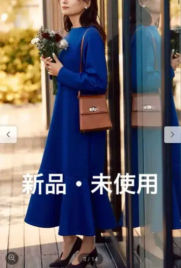 IEDIT 꽃가루 릴리스 티셔츠 페플럼 원피스