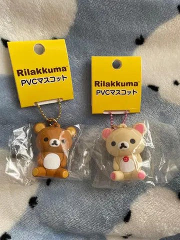 산엑스 리락쿠마 코리락쿠마 마스코트 스트랩 pvc