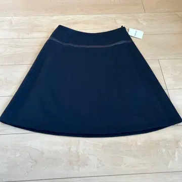 인디비 사다리꼴 스커트 네이비 38