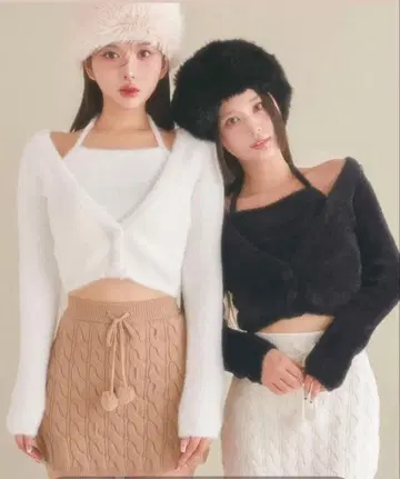 Darich 도킹 샤기 니트탑