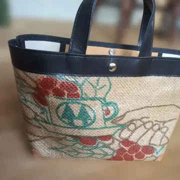 [ KISSACO ] ( 미사용 ) 커피 봉투 업사이클 토트백