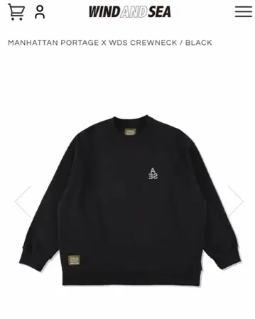 MANHATTAN PORTAGE X WDS 크루넥 / 블랙