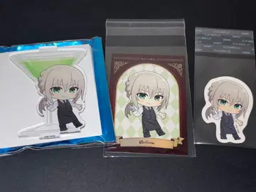 FGO HUB 아크릴 스탠드 특전 카드 스티커 베디비에르